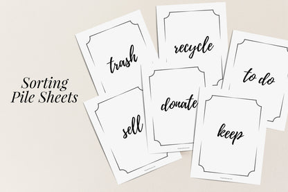 Home Organizing Bundle Printable | 3 Guides for One Great Price