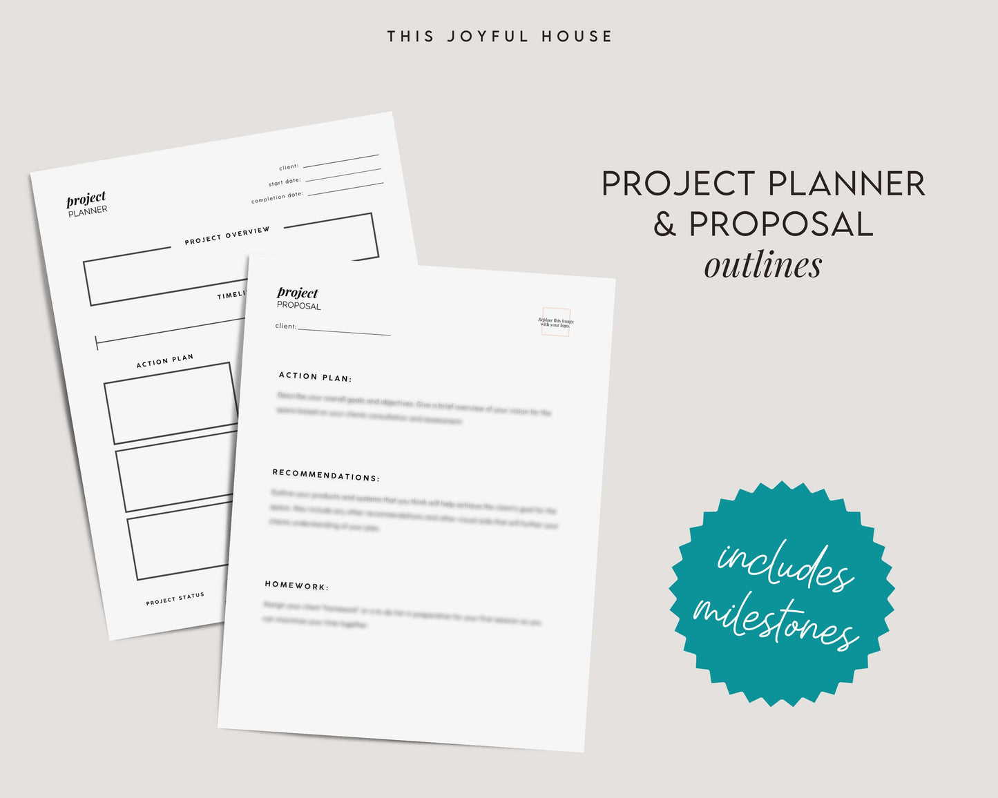 Professional Organizer Business Bundle | Customizable Canva Template