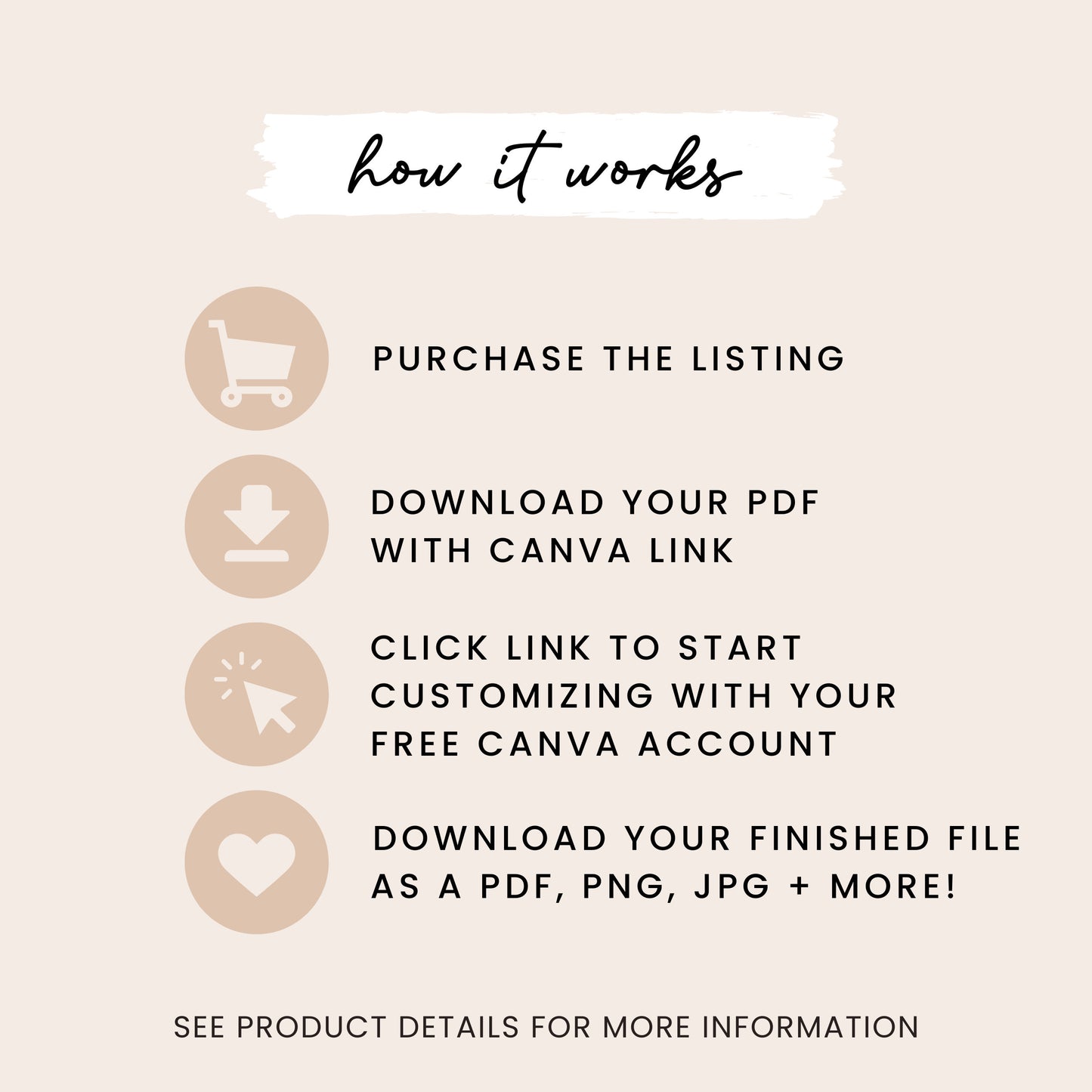 Packages & Pricing List Canva Template