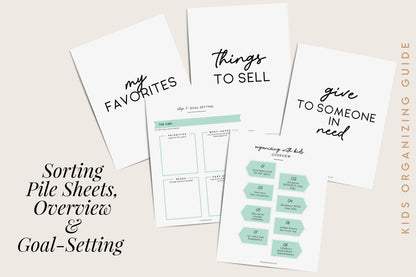 Home Organizing Bundle Printable | 3 Guides for One Great Price