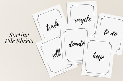Home Organizing Bundle Printable | 3 Guides for One Great Price